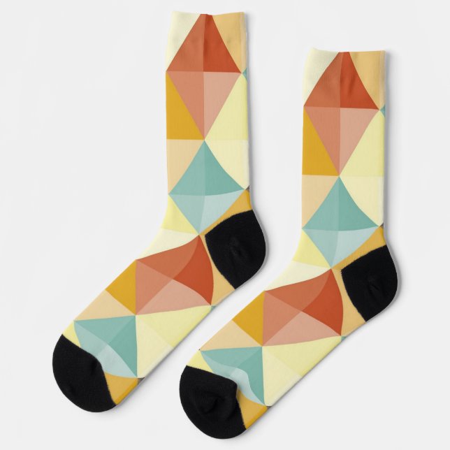 Abstract pattern socks (Left)