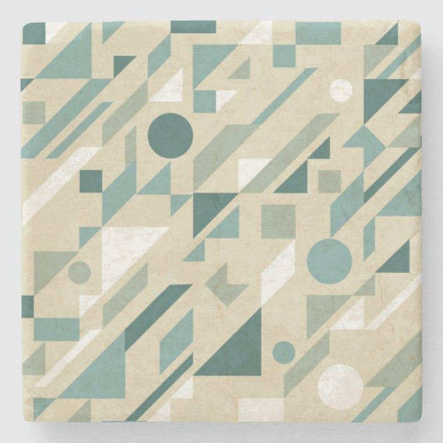 Abstract pattern stone coaster (Front)