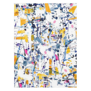 Abstract pattern tablecloth