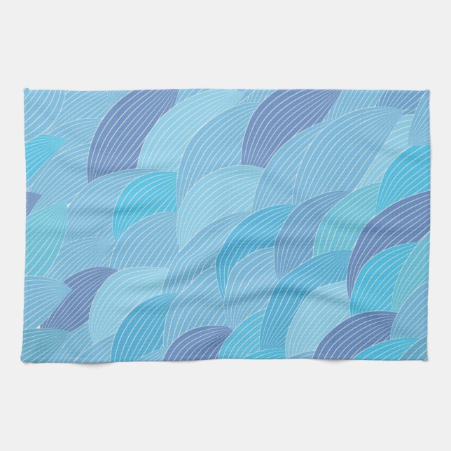 Abstract pattern tea towel (Horizontal)
