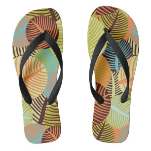 Abstract pattern thongs