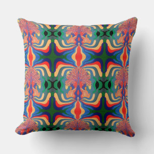 Abstract Pattern Throw Pillow