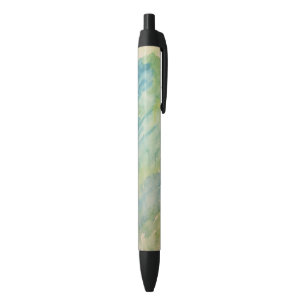 Abstract Pattern Watery Painting Black Ink Pen