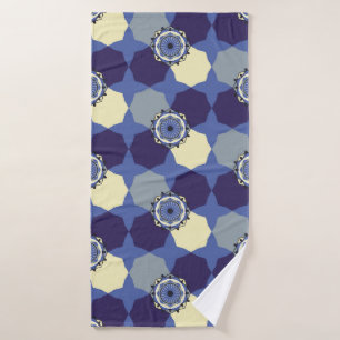 Abstract pattern with classic Arabic elementsabstr Bath Towel