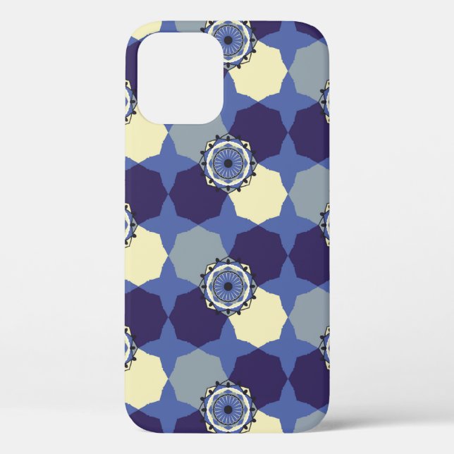 Abstract pattern with classic Arabic elementsabstr Case-Mate iPhone Case (Back)