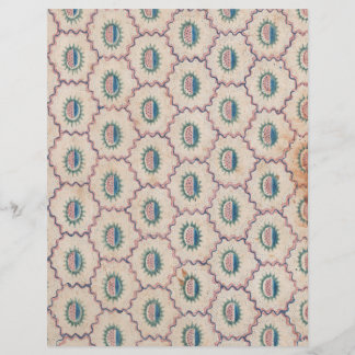 Abstract Pattern with Curved Lines and Dots Paper