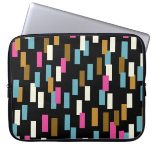 Abstract pattern with textured geometric shapes. a laptop sleeve