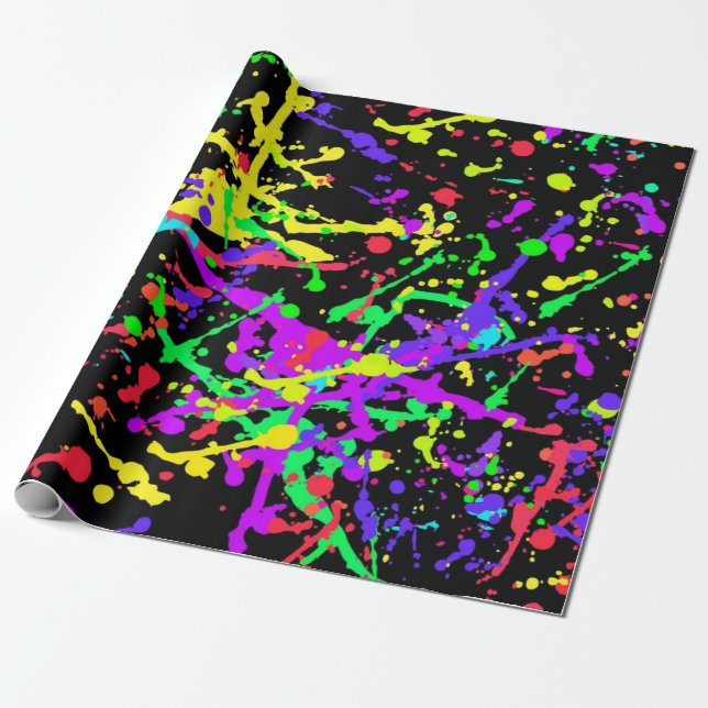 Abstract pattern wrapping paper (Unrolled)