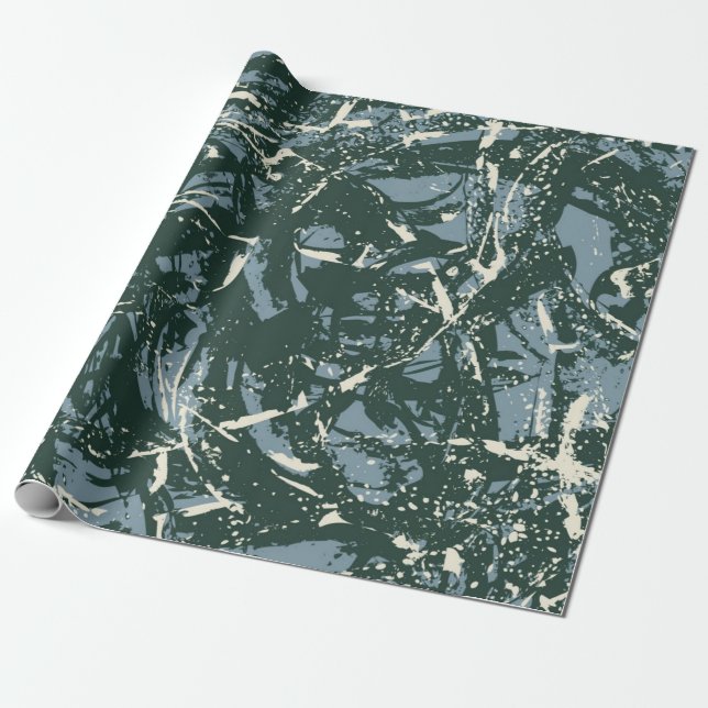 Abstract pattern wrapping paper (Unrolled)