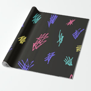 Abstract pattern wrapping paper