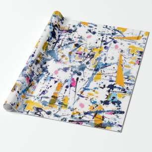 Abstract pattern wrapping paper