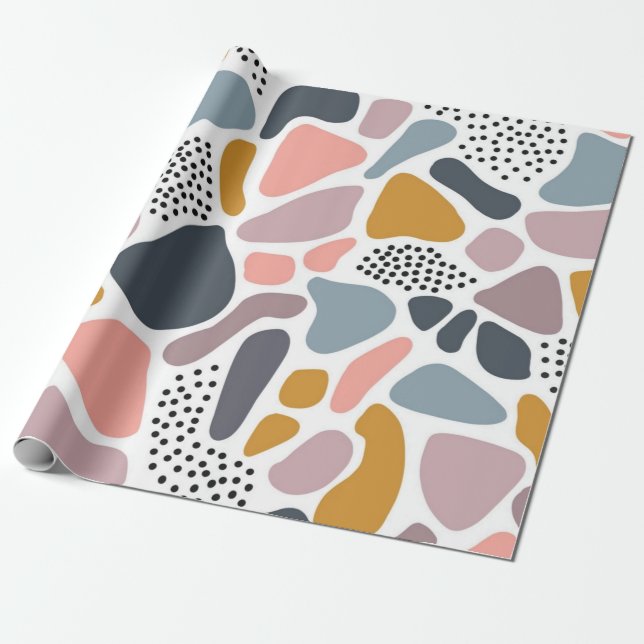 Abstract pattern wrapping paper (Unrolled)