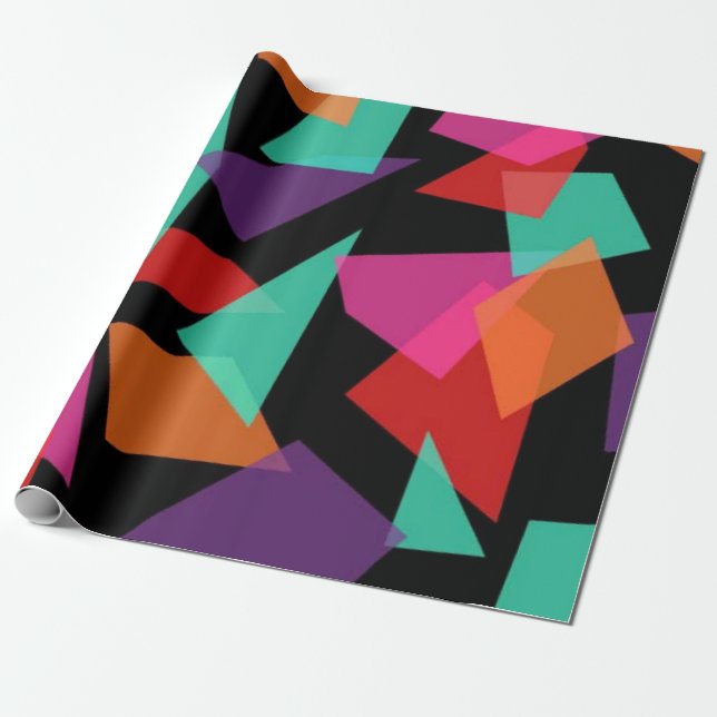 Abstract pattern wrapping paper (Unrolled)