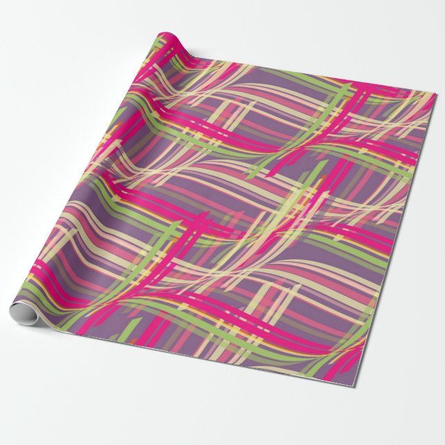 Abstract pattern wrapping paper (Unrolled)