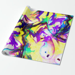 Abstract pattern wrapping paper