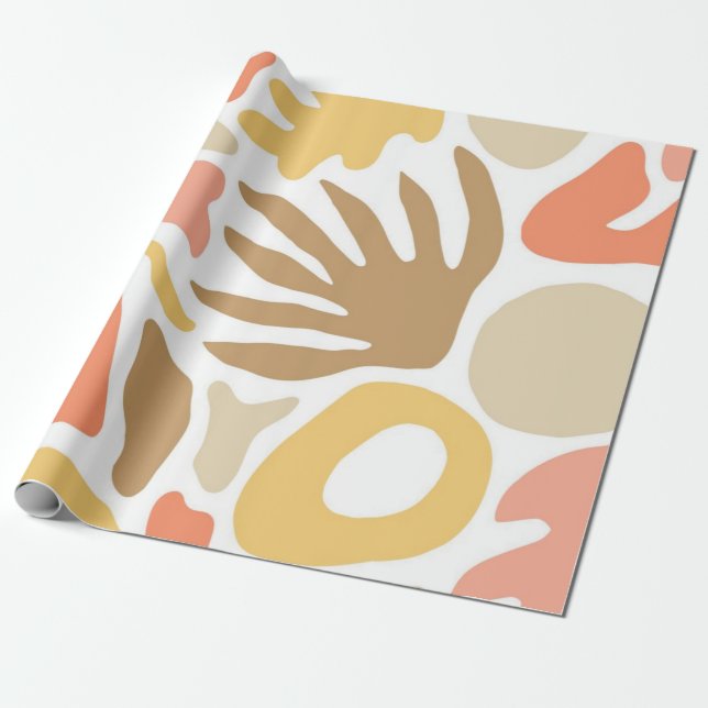 Abstract pattern wrapping paper (Unrolled)