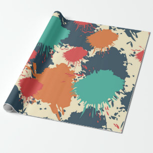 Abstract pattern wrapping paper