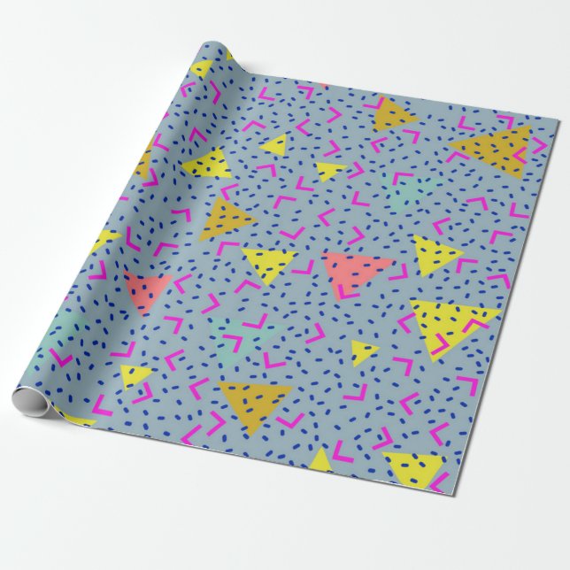 Abstract pattern wrapping paper (Unrolled)