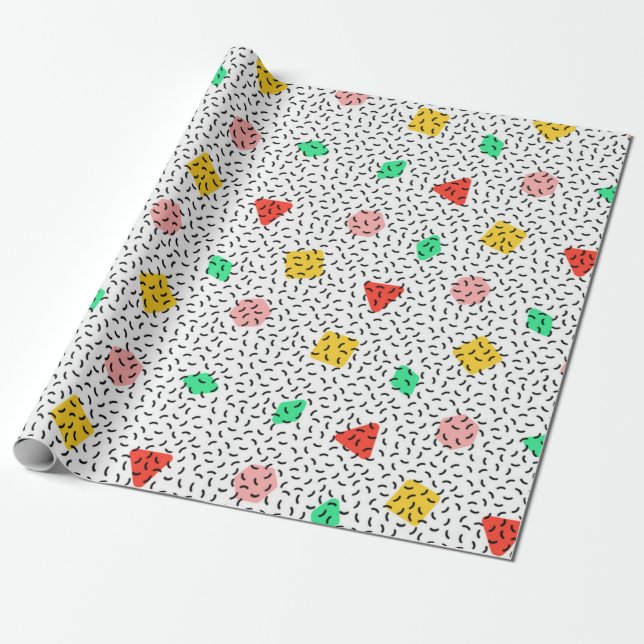 Abstract pattern wrapping paper (Unrolled)