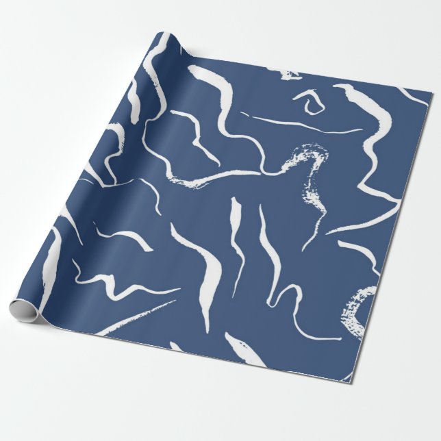 Abstract pattern wrapping paper (Unrolled)