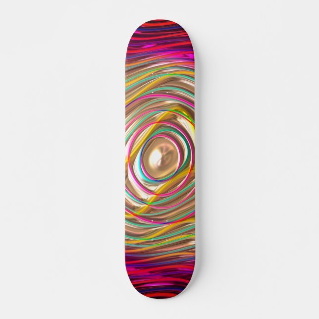 Abstract Patterns 53A-B Options Skateboard (Front)