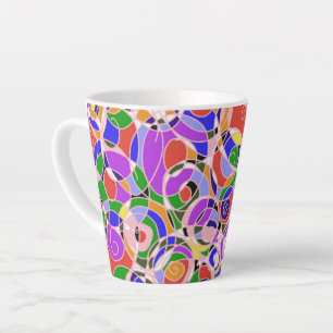 Abstract Patterns Latte Mug