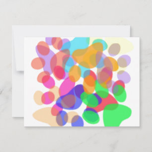 Abstract Paw Prints Invitation