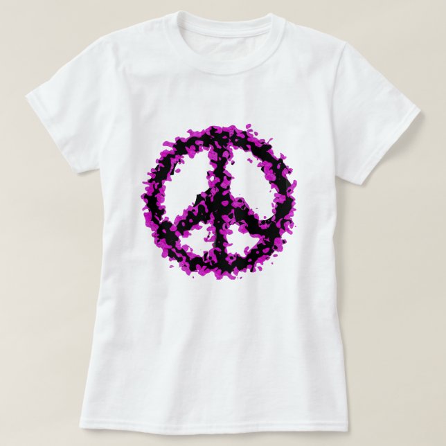 Abstract Peace T-Shirt (Design Front)