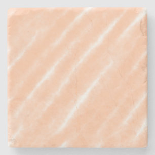 Abstract Peach Fuzz Watercolor Modern Minimalistic Stone Coaster