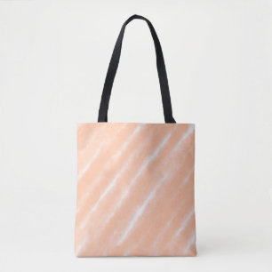 Abstract Peach Fuzz Watercolor Pattern Modern  Tote Bag