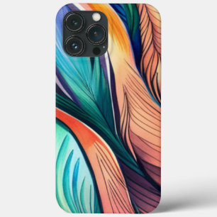 Abstract Peacock iPhone 13 Pro Max Case