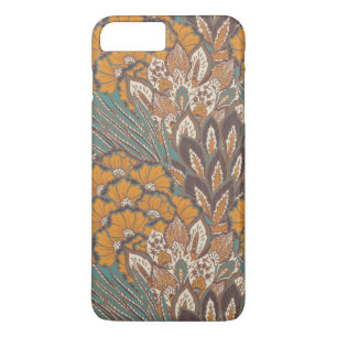 Abstract Peacock Feather Pattern iPhone 8 Plus/7 Plus Case