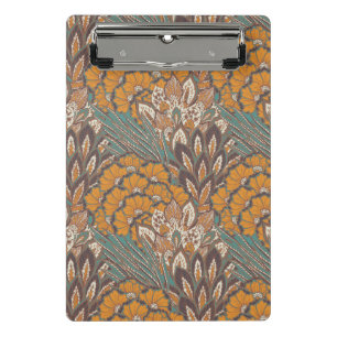 Abstract Peacock Feather Pattern Mini Clipboard