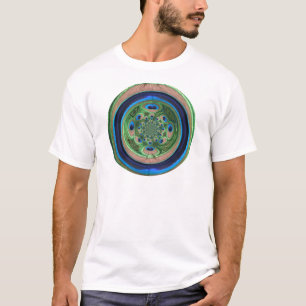 Abstract Peacock Mens T-Shirt