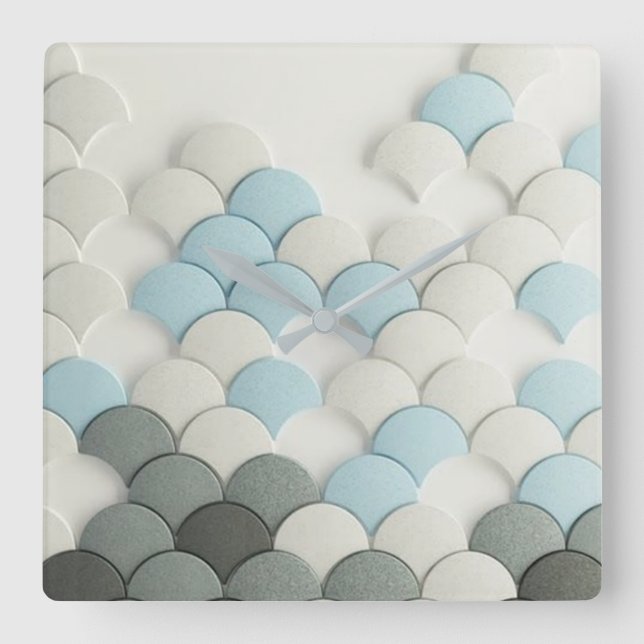 Abstract Pedals Wall Clock (Front)