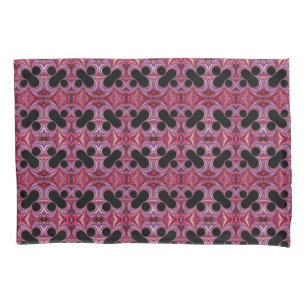 Abstract Percent Sign Fractal Pattern Pillowcase