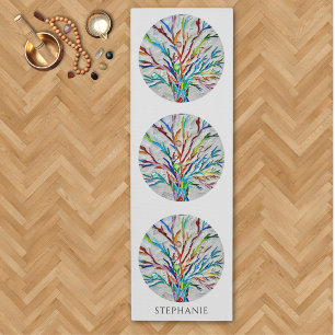Abstract Personalised Yoga Mat