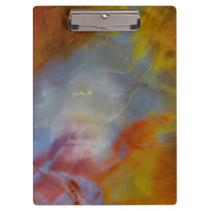 Abstract Petrified Wood close-up Clipboard