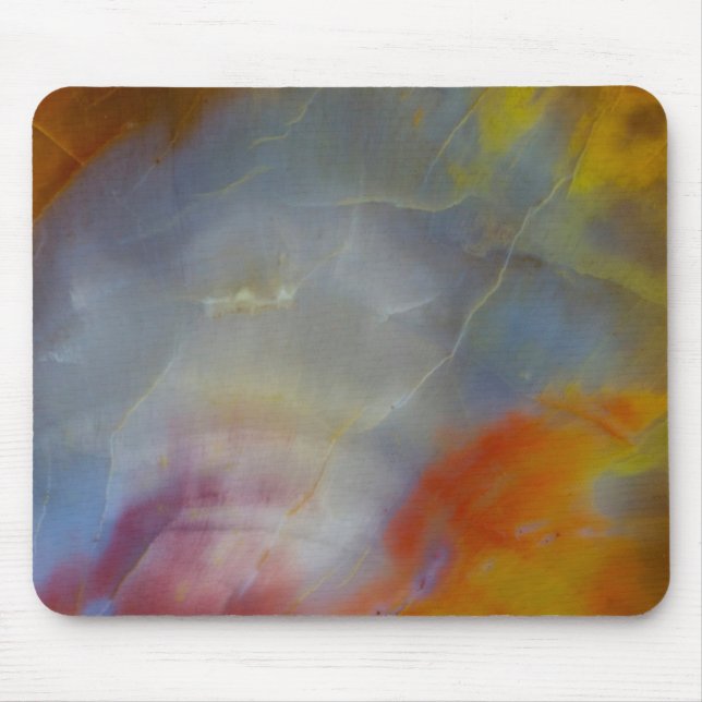 Abstract Petrified Wood close-up Mouse Pad (Front)