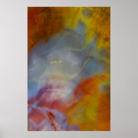 Abstract Petrified Wood close-up
