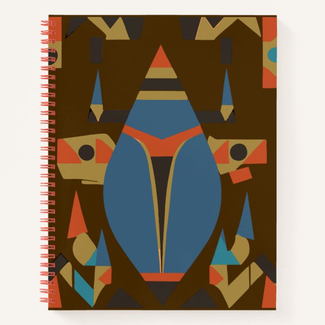 Abstract pharaonic art notebook (Front)