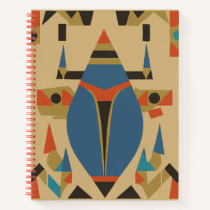 Abstract pharaonic art notebook