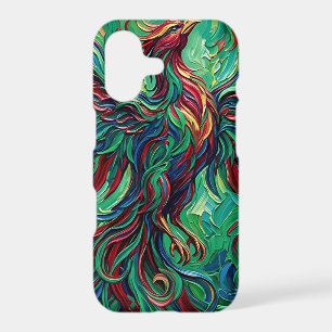 Abstract Phoenix Wings Jewel Tone iPhone Cases