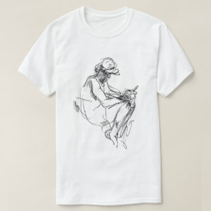 Abstract Phone Addict Sketch T-Shirt