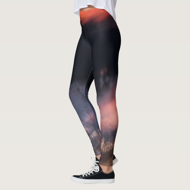 Abstract Photo Leggings (Left)