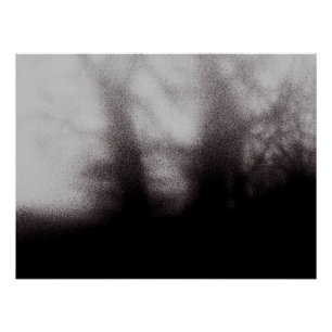 Abstract photo of trees poster