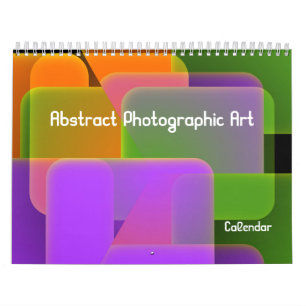 Abstract Photographic Art Calendar