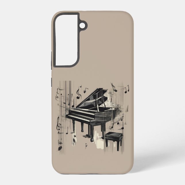 Abstract Piano Art Samsung Galaxy S22+ Case (Back)