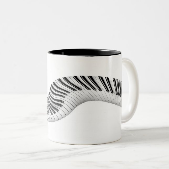Abstract Piano Keys Mug (Front Right)