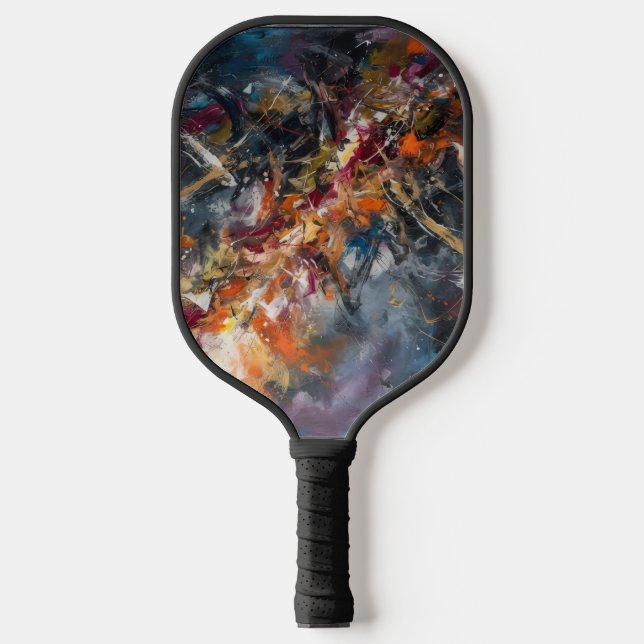 Abstract Pickleball Paddle (Front)
